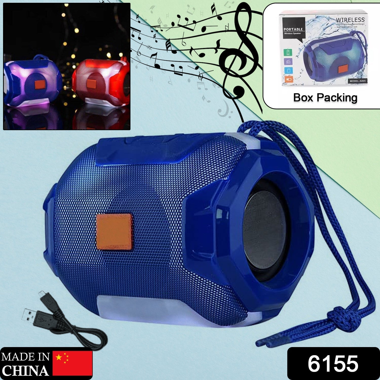 Portable Bluetooth speaker, side view Portable Bluetooth speaker, side view